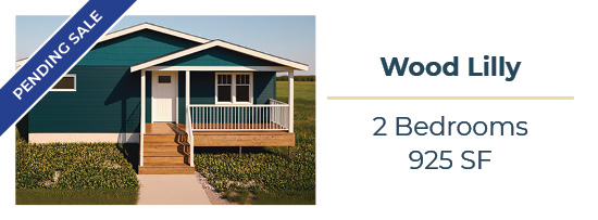 Wood Lilly small home - 2 bedrooms, 925 SF